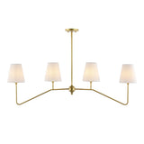 Tano 47.5" 4-Light Classic Minimalist Iron Linear LED Pendant