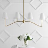 Tano 47.5" 4-Light Classic Minimalist Iron Linear LED Pendant