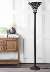 Heidi Tiffany-Style 71" Torchiere LED Floor Lamp