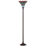 Heidi Tiffany-Style 71" Torchiere LED Floor Lamp