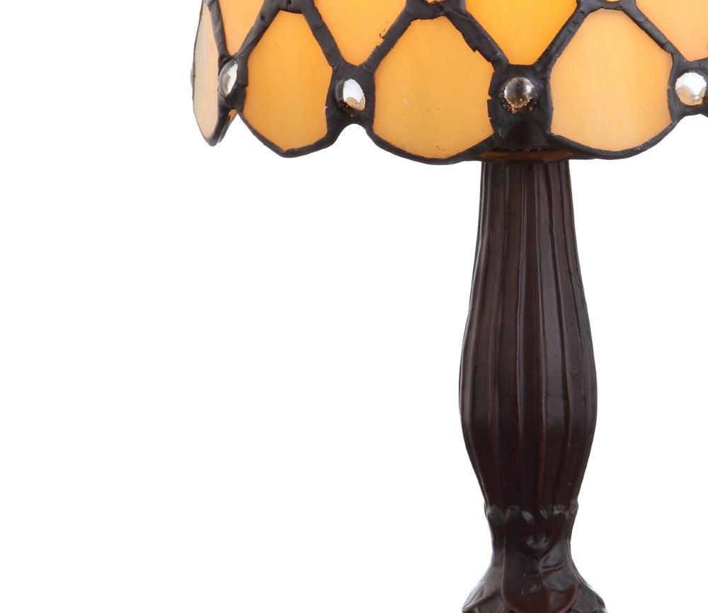 Steven Tiffany-Style 12.5" LED Table Lamp