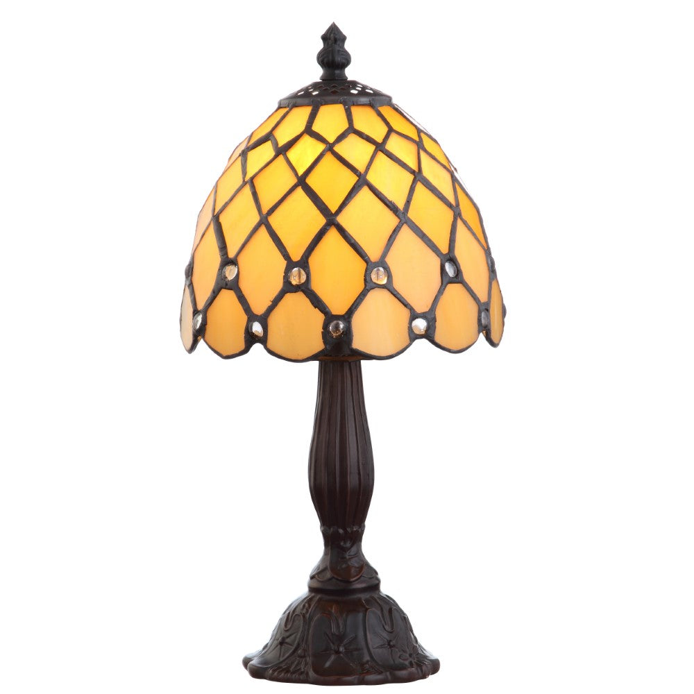Steven Tiffany-Style 12.5" LED Table Lamp