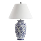 Trumpet 26.25" Chinoiserie Ceramic LED Table Lamp
