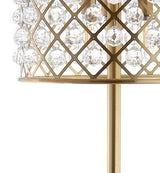 Pedro 60" Crystal/Metal LED Floor Lamp
