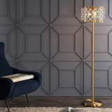 Pedro 60" Crystal/Metal LED Floor Lamp