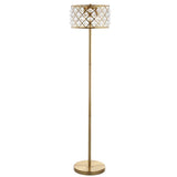Pedro 60" Crystal/Metal LED Floor Lamp