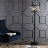 Pedro 60" Crystal/Metal LED Floor Lamp