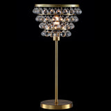 Angelina 25" Crystal/Metal Table Lamp