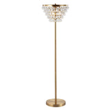 Dallas 60" Crystal/Metal LED Floor Lamp