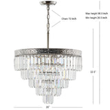 Jessie Crystal LED Chandelier