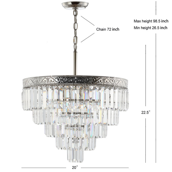 Dimension Image Polished Nickel/ Clear / 4 Light