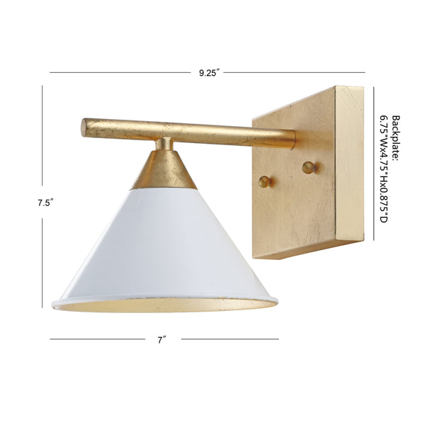 Dimension Image White/Gold / 1 Light