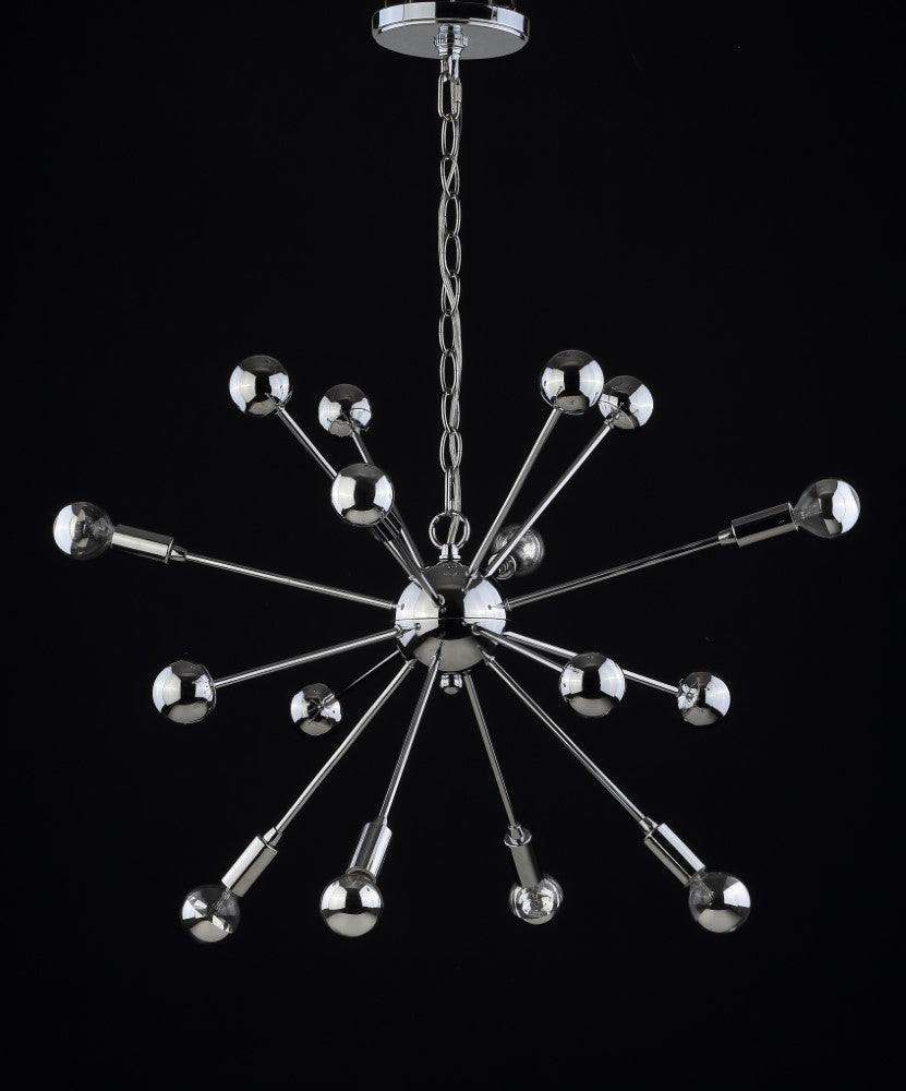 Harlee 8-Light 22.5" Metal Sputnik-Style LED Chandelier