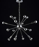 Harlee 8-Light 22.5" Metal Sputnik-Style LED Chandelier