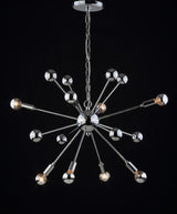 Harlee 8-Light 22.5" Metal Sputnik-Style LED Chandelier