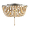 Antiqued Silver/Cream