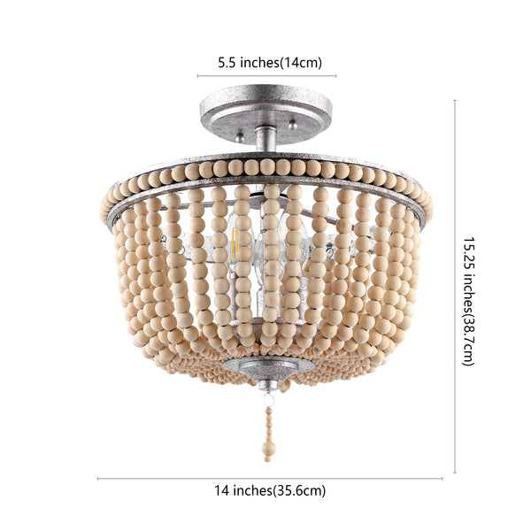 Dimension Image Antique Silver/Light Taupe