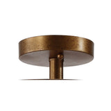Rex 15" Stone/Metal LED Flush Mount
