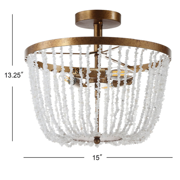 Dimension Image Antique Gold / White