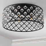 Belem 19" Metal/Crystal LED Flush Mount Ceiling Light