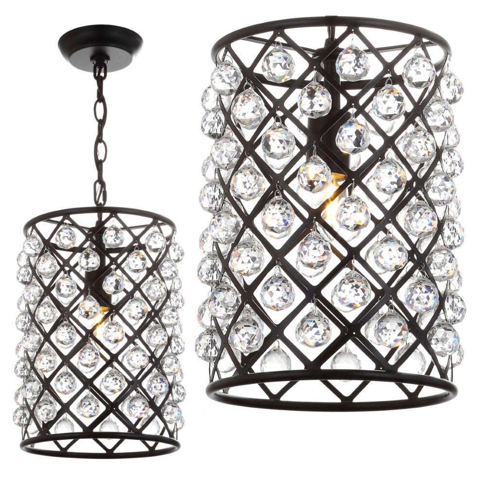 Minar Crystal/Metal LED Pendant