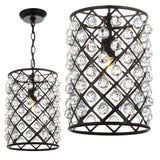 Minar Crystal/Metal LED Pendant