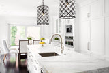 Minar Crystal/Metal LED Pendant