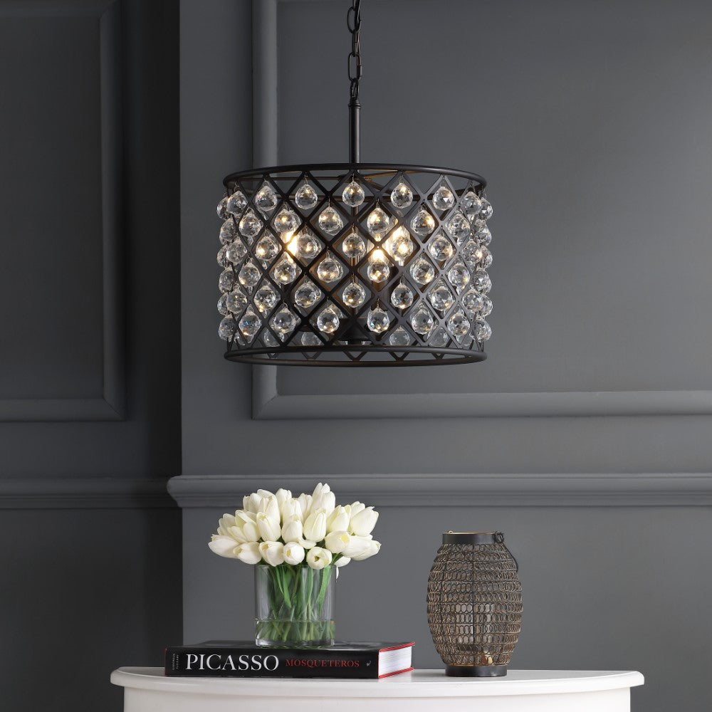 Minar Crystal/Metal LED Pendant