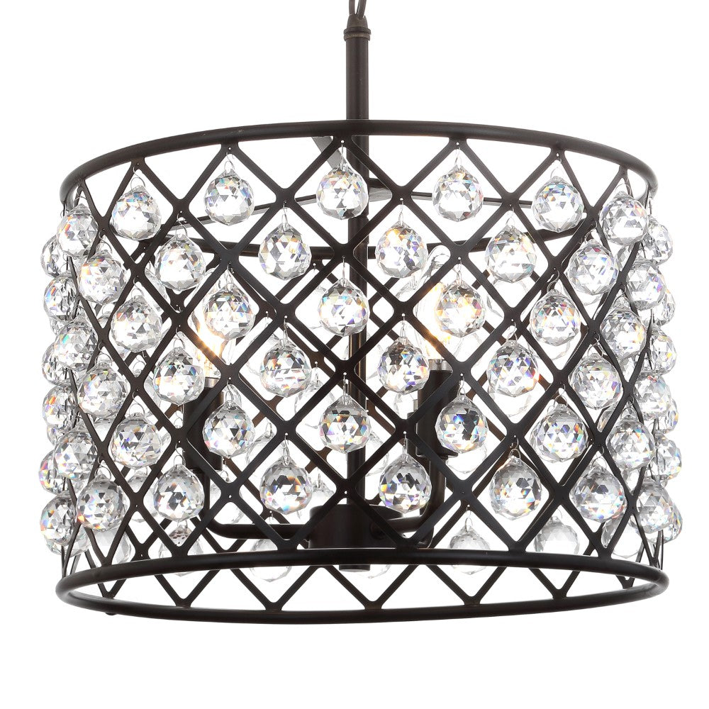 Minar Crystal/Metal LED Pendant