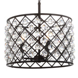 Minar Crystal/Metal LED Pendant