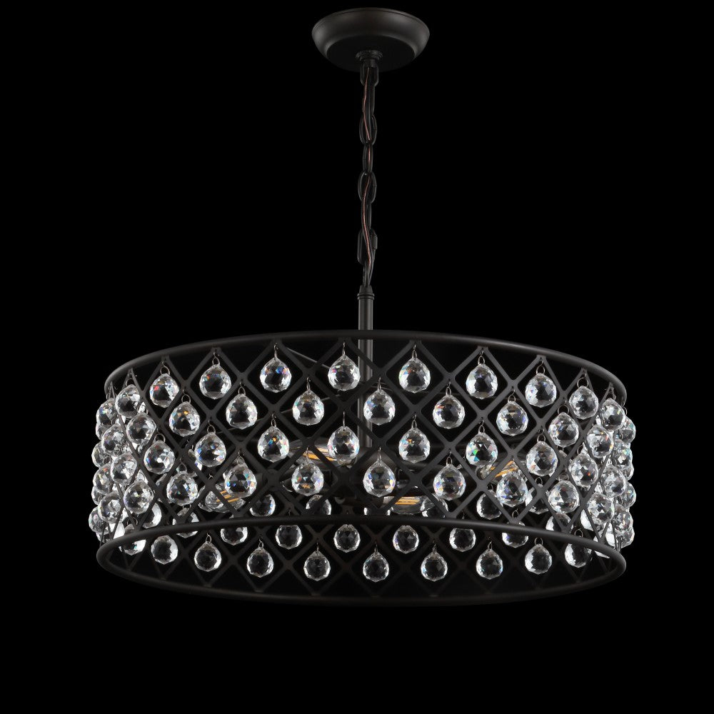 Minar Crystal/Metal LED Pendant