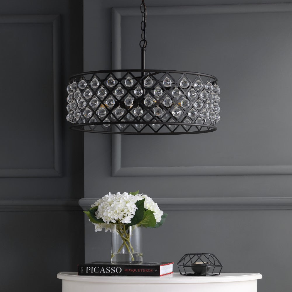 Minar Crystal/Metal LED Pendant
