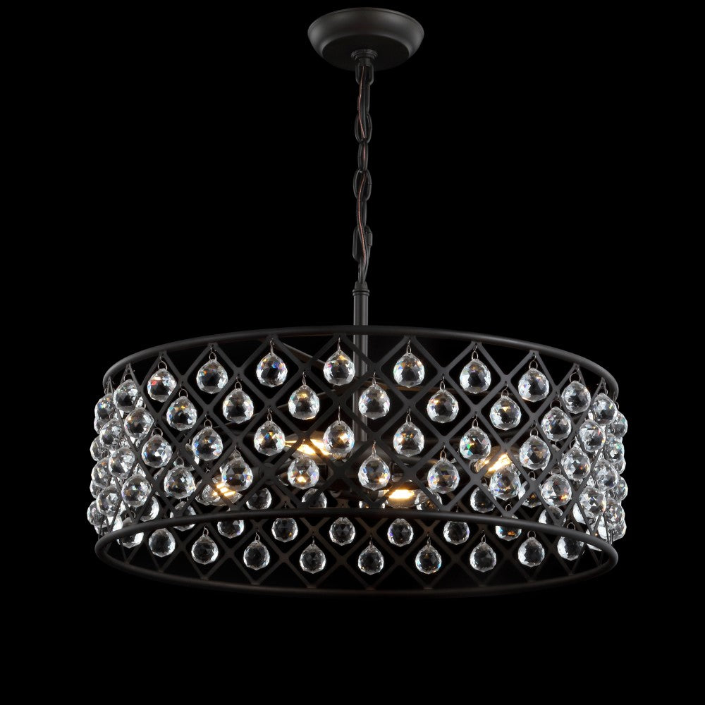 Minar Crystal/Metal LED Pendant