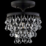 Trinity Metal/Crystal LED Flush Mount