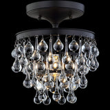 Trinity Metal/Crystal LED Flush Mount