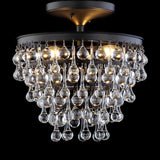 Trinity Metal/Crystal LED Flush Mount