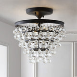 Trinity Metal/Crystal LED Flush Mount