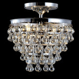 Trinity Metal/Crystal LED Flush Mount