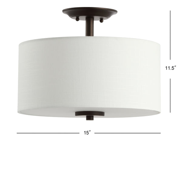 Dimension Image Oil Rubbed Bronze/White