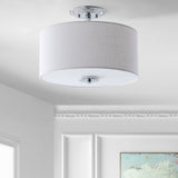 Pagoda 15" Metal LED Semi-Flush Mount