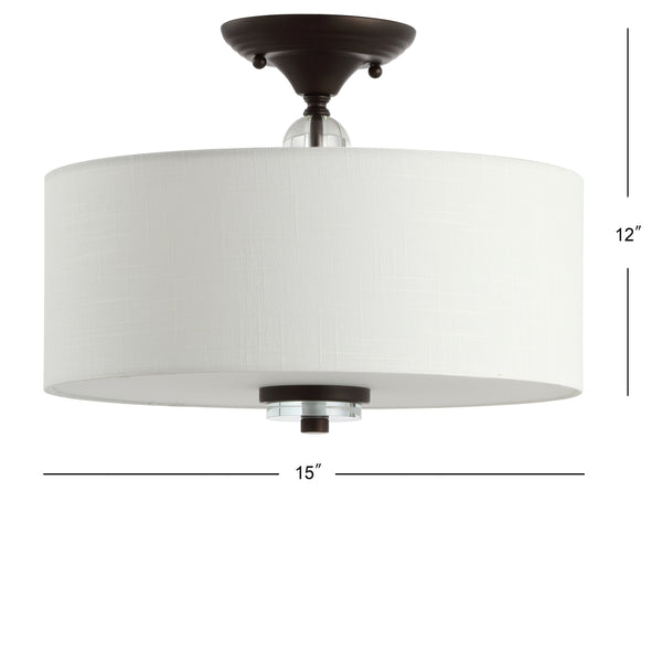 Dimension Image Oil Rubbed Bronze/White