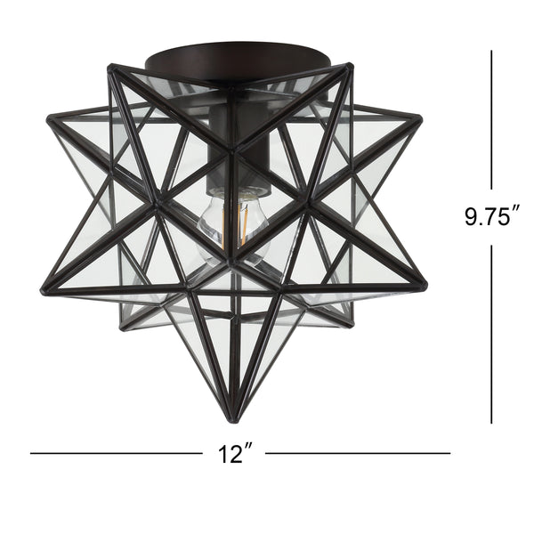 Dimension Image Oil Rubbed Bronze - Flush