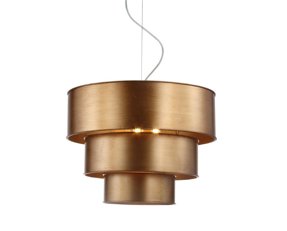Agama 21" 3-Tier Metal LED Pendant