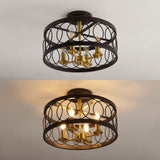 Badger 15.5" Metal LED Semi-Flush Mount