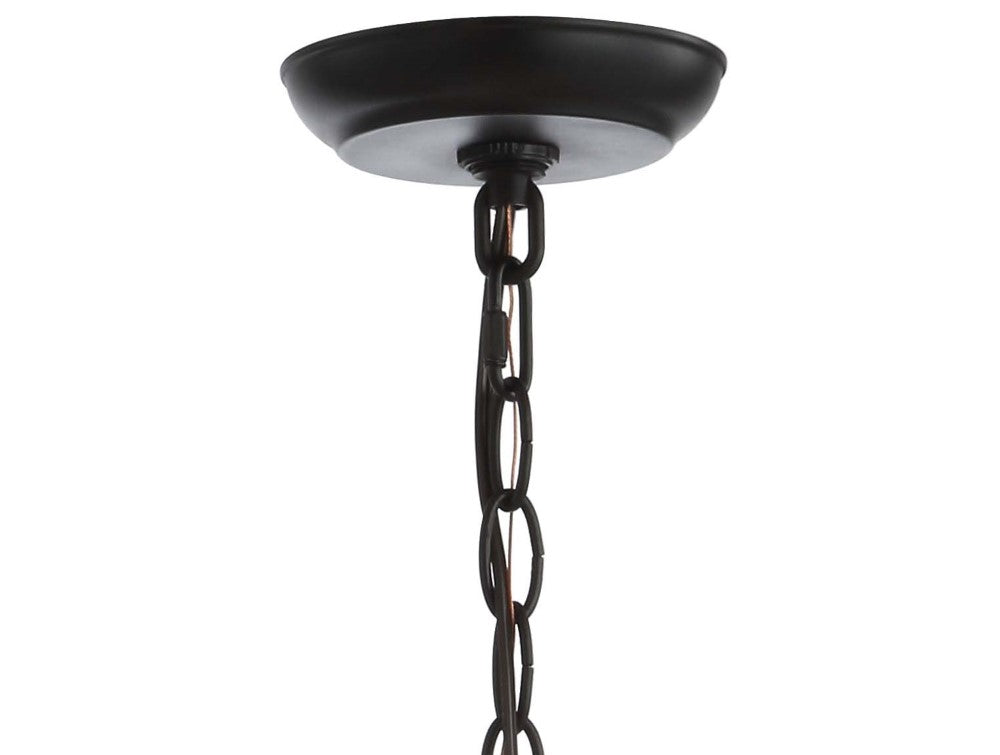 Marigold 4-Light 20" Adjustable Globe Metal/Rope LED Pendant