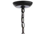 Marigold 4-Light 20" Adjustable Globe Metal/Rope LED Pendant