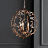 Emu 20" Adjustable Metal/Glass LED Pendant