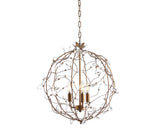 Emu 20" Adjustable Metal/Glass LED Pendant