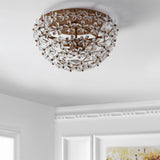 Flicker 15.5" Metal/Acrylic LED Flush Mount
