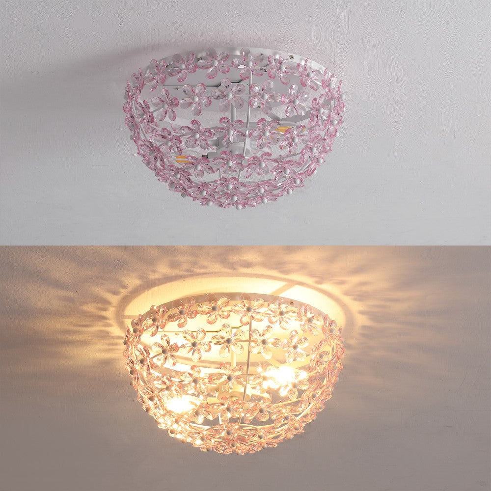 Nest Farmhouse Cottage Metal LED Vanity Light with Frosted Glass Shades